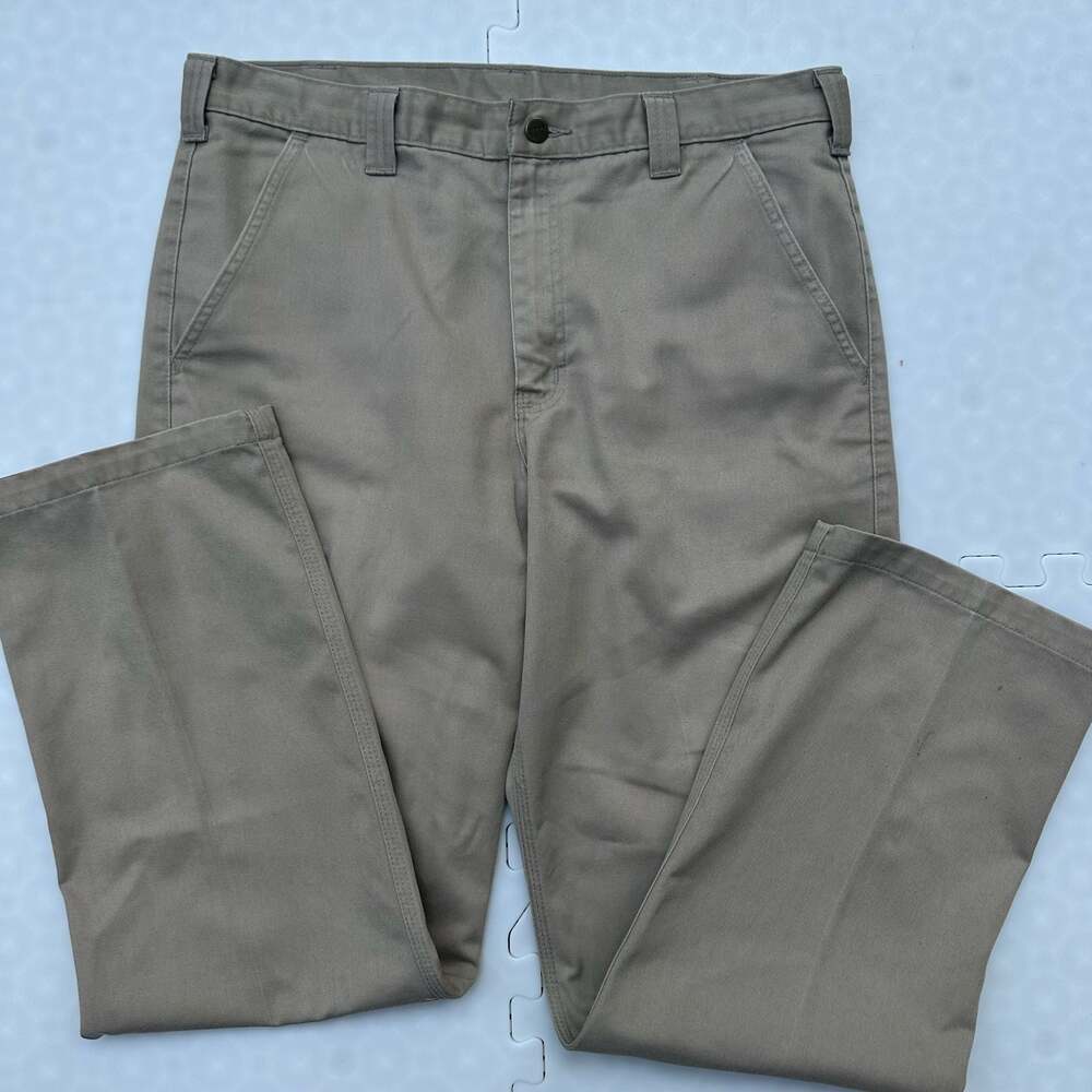 Carhartt B290 KHI Men's Blended Twill Khaki Work Pants 36x32